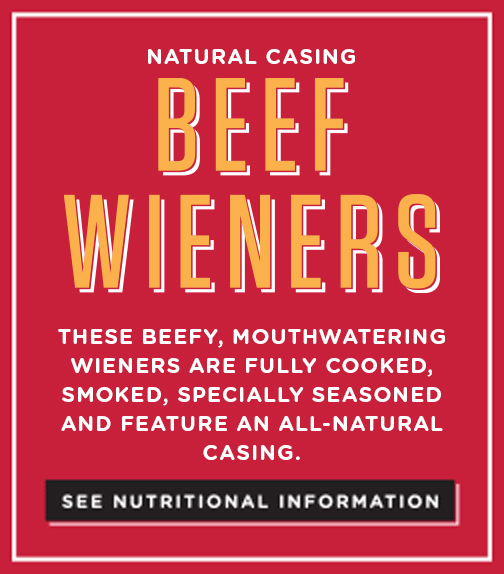 NATURAL CASING BEEF WIENERS